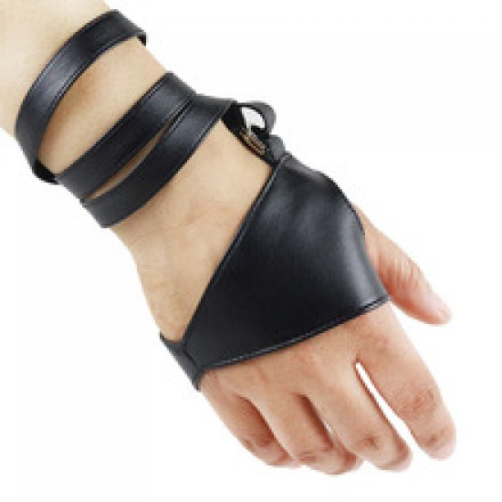 Half-fingered leather glove dance leather U imitation leather Lady Leather Spring and Summer Night Bundle store performance Lady Ga Half-fingered leather glove dance leather U imitation leather Lady Leather Spring and Summer Night Bundle store performance Lady Ga