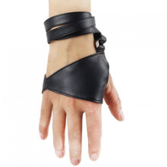 Half-fingered leather glove dance leather U imitation leather Lady Leather Spring and Summer Night Bundle store performance Lady Ga Half-fingered leather glove dance leather U imitation leather Lady Leather Spring and Summer Night Bundle store performance Lady Ga