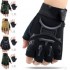 Children seal half-finger outdoor mountain bike rides in spring, summer and autumn for 5 to 13 weeks, short-finger sun protection and anti-slip gloves