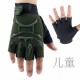 Children seal half-finger outdoor mountain bike rides in spring, summer and autumn for 5 to 13 weeks, short-finger sun protection and anti-slip gloves Children seal half-finger outdoor mountain bike rides in spring, summer and autumn for 5 to 13 weeks, short-finger sun protection and anti-slip gloves