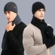 Europe And The United States Cross-border Autumn And Winter Warm Suit Mixed Color Knitted Wool Thickened Hat Scarf Gloves Three Manufacturers In Stock Europe And The United States Cross-border Autumn And Winter Warm Suit Mixed Color Knitted Wool Thickened Hat Scarf Gloves Three Manufacturers In Stock