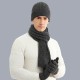 Europe And The United States Cross-border Autumn And Winter Warm Suit Mixed Color Knitted Wool Thickened Hat Scarf Gloves Three Manufacturers In Stock Europe And The United States Cross-border Autumn And Winter Warm Suit Mixed Color Knitted Wool Thickened Hat Scarf Gloves Three Manufacturers In Stock
