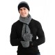 Amazon Autumn And Winter New European And American Wool Hat Suit Color Matching Knitted Hat Thickened Scarf Gloves Three-piece Set Amazon Autumn And Winter New European And American Wool Hat Suit Color Matching Knitted Hat Thickened Scarf Gloves Three-piece Set
