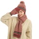 Dhjaa Manufacturers Amazon Winter New European And American Knitted Scarf Warm Wool Hat Scarf Gloves Three Pieces Dhjaa Manufacturers Amazon Winter New European And American Knitted Scarf Warm Wool Hat Scarf Gloves Three Pieces