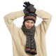 Dhjaa Manufacturers Amazon Winter New European And American Knitted Scarf Warm Wool Hat Scarf Gloves Three Pieces Dhjaa Manufacturers Amazon Winter New European And American Knitted Scarf Warm Wool Hat Scarf Gloves Three Pieces