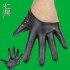 Wholesale ds gloves for women's backless, half-palm, full-finger imitation leather dancing, photography, wedding dresses, nightclub performances, Sex and the City