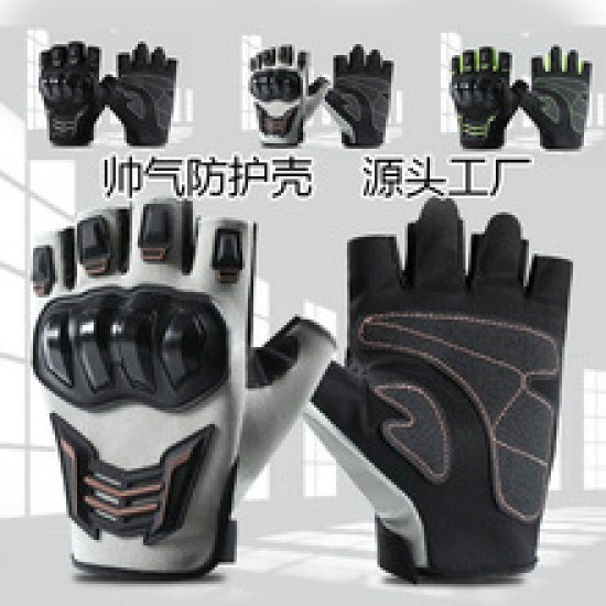 Motorcycle half-finger gloves, summer riding sports, outdoor tactics, men's racing, anti-slip motorcycle gloves wholesale Motorcycle half-finger gloves, summer riding sports, outdoor tactics, men's racing, anti-slip motorcycle gloves wholesale