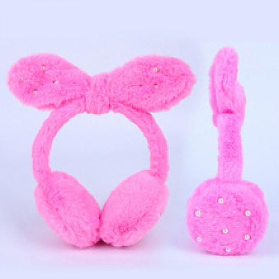 Autumn and winter girlish pink ear cups, cartoon little rabbit ears, warm ear cups, skin-friendly plush ear cups, factory direct sales Autumn and winter girlish pink ear cups, cartoon little rabbit ears, warm ear cups, skin-friendly plush ear cups, factory direct sales