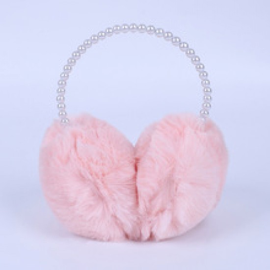 Instagram winter cute and warm ear tips, Korean solid-color plush ear bags, student anti-freezing cycling ear protectors, ear covers Instagram winter cute and warm ear tips, Korean solid-color plush ear bags, student anti-freezing cycling ear protectors, ear covers