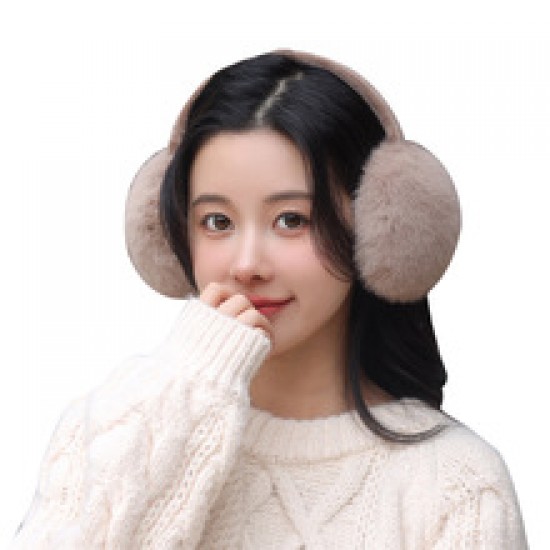 Big fluffy ball ear cups, warm female ear covers, thickened ear bags for winter, warm ear covers, student ear protection, cute and fluffy Big fluffy ball ear cups, warm female ear covers, thickened ear bags for winter, warm ear covers, student ear protection, cute and fluffy