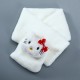 2023 Autumn/Winter children's scarf, parent-child plush thickened imitation rabbit fur baby scarf, cartoon Korean version warm scarf 2023 Autumn/Winter children's scarf, parent-child plush thickened imitation rabbit fur baby scarf, cartoon Korean version warm scarf