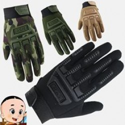Cross-border children's tactical gloves, seal, male and female students, sports and fitness, anti-slip full finger, free soldier, long finger training