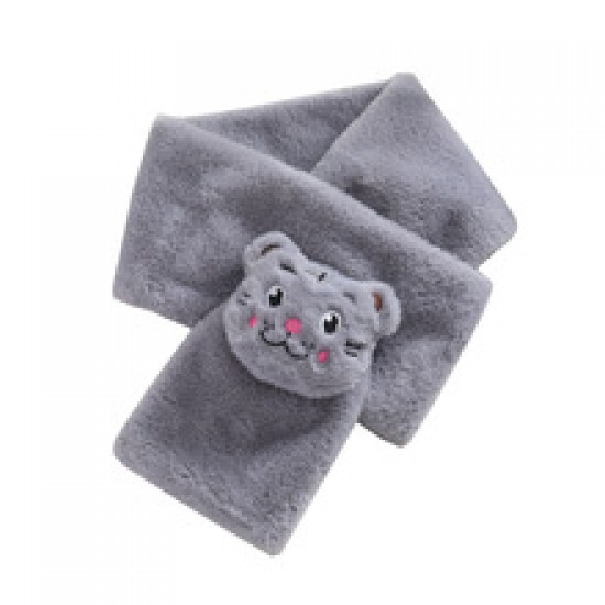2021 Autumn and winter new brown cute winter solid-color rabbit ears adult stock two-in-one scarf, gloves and hat 2021 Autumn and winter new brown cute winter solid-color rabbit ears adult stock two-in-one scarf, gloves and hat