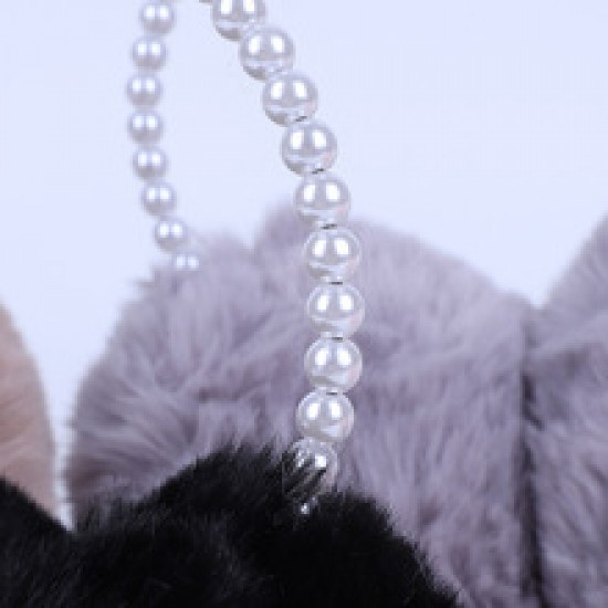 Instagram winter cute and warm ear tips, Korean solid-color plush ear bags, student anti-freezing cycling ear protectors, ear covers Instagram winter cute and warm ear tips, Korean solid-color plush ear bags, student anti-freezing cycling ear protectors, ear covers