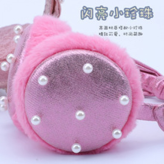 Earmuffs for girls in winter, cute ear protectors for students, warm and ear-protecting, folding Korean version trendy ear bags, women's ear covers and ear protectors
