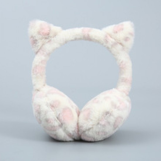 New winter plush cute ear cups that warm and protect the ears in winter, thick and folded hamburger for women to keep warm, and popular ear cups New winter plush cute ear cups that warm and protect the ears in winter, thick and folded hamburger for women to keep warm, and popular ear cups