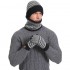 Men's Winter Warm Collar Cold Knitted Hat Cross-border Foreign Trade Scarf Kit Factory Direct Supply Wholesale