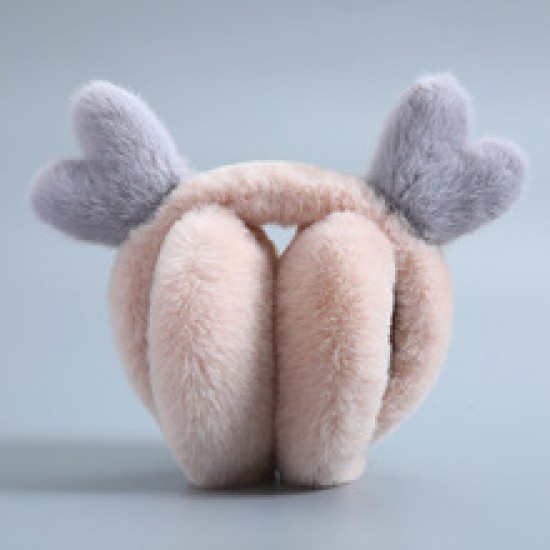 Ladies' plush cartoon ear warmers, student fleece winter ear warmers and ear bags, autumn and winter ladies' warm ear warmers and ear covers Ladies' plush cartoon ear warmers, student fleece winter ear warmers and ear bags, autumn and winter ladies' warm ear warmers and ear covers