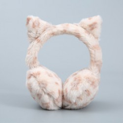 New winter plush cute ear cups that warm and protect the ears in winter, thick and folded hamburger for women to keep warm, and popular ear cups