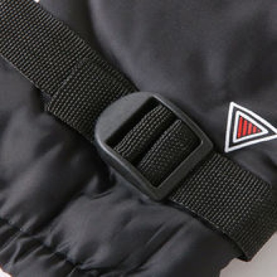 Wholesale style of men's triangular cotton warm winter gloves for skiing, motorcycles and electric bikes with fleece and thickened Wholesale style of men's triangular cotton warm winter gloves for skiing, motorcycles and electric bikes with fleece and thickened