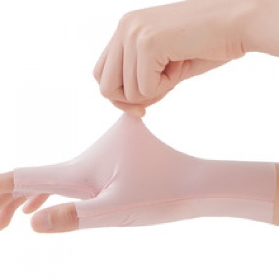 Ice silk sun-protective gloves, nail art summer half-finger gloves, cycling sports women's thin UV touch screen electric bike Ice silk sun-protective gloves, nail art summer half-finger gloves, cycling sports women's thin UV touch screen electric bike