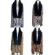 New leopard print scarf, classic fringed shawl for women, versatile for autumn and winter, warm scarf manufacturer wholesale New leopard print scarf, classic fringed shawl for women, versatile for autumn and winter, warm scarf manufacturer wholesale