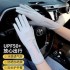 Summer sun protection gloves, flip cover, extended, cycling, fishing, men's and women's fingerless anti-slip, fitness cycling, sun protection, semi-round gloves