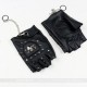 Male export of skull half-finger leather gloves Male export of skull half-finger leather gloves
