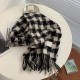 Wholesale of hot-selling, versatile fringed retro checkered scarves for women in winter, thick and warm scarves and shawls Wholesale of hot-selling, versatile fringed retro checkered scarves for women in winter, thick and warm scarves and shawls
