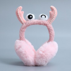 Foldable and stretchable ear tips for warmth, cute for female students. Fluffy ear cups for winter, ear caps for men, and ear protection for women, keeping the ears warm