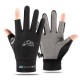 Two-finger fishing gloves, summer sun protection, flip cover, leaky finger, anti-slip and breathable cycling and driving gloves for men, women and couples Two-finger fishing gloves, summer sun protection, flip cover, leaky finger, anti-slip and breathable cycling and driving gloves for men, women and couples