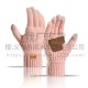 2025 Amazon New Winter Outdoor Riding Plus Warm Ladies Knitted Gloves Palm Plus Leather Non-slip Gloves 2025 Amazon New Winter Outdoor Riding Plus Warm Ladies Knitted Gloves Palm Plus Leather Non-slip Gloves