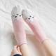 Cross-border autumn and winter collection of cat ladies' cotton mid-calf socks with cute cat faces, Instagram trendy cartoon socks, and animal cotton socks Cross-border autumn and winter collection of cat ladies' cotton mid-calf socks with cute cat faces, Instagram trendy cartoon socks, and animal cotton socks