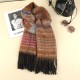 New high-end checkered scarf for women in the autumn and winter of 2024, a versatile shawl for Korean students, and a color-matched warm scarf New high-end checkered scarf for women in the autumn and winter of 2024, a versatile shawl for Korean students, and a color-matched warm scarf