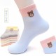 Autumn and winter candy-colored cute women's socks, Japanese style bear solid color mid-calf socks, all-season patchwork color ins trendy and versatile socks Autumn and winter candy-colored cute women's socks, Japanese style bear solid color mid-calf socks, all-season patchwork color ins trendy and versatile socks