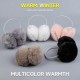 Instagram winter cute and warm ear tips, Korean solid-color plush ear bags, student anti-freezing cycling ear protectors, ear covers Instagram winter cute and warm ear tips, Korean solid-color plush ear bags, student anti-freezing cycling ear protectors, ear covers