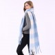 Ac color-blocking scarves, cross-border bestsellers, colorful striped checkered shawls, imitation cashmere scarves, retro shawls, and women's scarves for hair distribution Ac color-blocking scarves, cross-border bestsellers, colorful striped checkered shawls, imitation cashmere scarves, retro shawls, and women's scarves for hair distribution