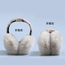 Cycling warm ear cups, new foldable ear tips, women's hamburgers, women's trendy Korean version ear covers, ear caps, ear bags, winter men and women