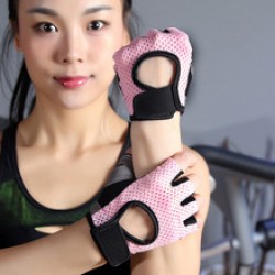 Wholesale fitness half-finger gloves for women, thin yoga exercise equipment, training, hand leakage, back calluses, anti-slip horizontal bar gloves