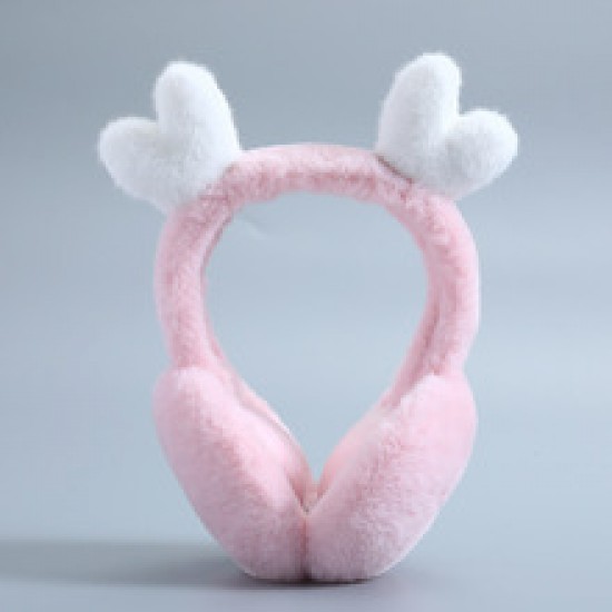 Ladies' plush cartoon ear warmers, student fleece winter ear warmers and ear bags, autumn and winter ladies' warm ear warmers and ear covers Ladies' plush cartoon ear warmers, student fleece winter ear warmers and ear bags, autumn and winter ladies' warm ear warmers and ear covers