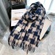 Wholesale of hot-selling, versatile fringed retro checkered scarves for women in winter, thick and warm scarves and shawls Wholesale of hot-selling, versatile fringed retro checkered scarves for women in winter, thick and warm scarves and shawls