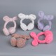 Autumn and winter girlish pink ear cups, cartoon little rabbit ears, warm ear cups, skin-friendly plush ear cups, factory direct sales Autumn and winter girlish pink ear cups, cartoon little rabbit ears, warm ear cups, skin-friendly plush ear cups, factory direct sales