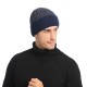 Amazon Winter Men's Wool Hat New Double Adult Hat Printable Logo Fleece-lined Warm Knit Hat Wholesale Amazon Winter Men's Wool Hat New Double Adult Hat Printable Logo Fleece-lined Warm Knit Hat Wholesale