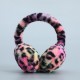 A detachable memory hair band with leopard print plush ear bags for both men and women to wear on the ear cups for winter warmth, windproof and frost-proof A detachable memory hair band with leopard print plush ear bags for both men and women to wear on the ear cups for winter warmth, windproof and frost-proof