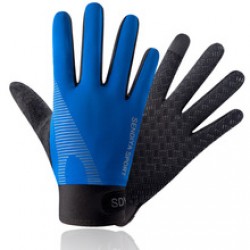 Summer sun protection gloves, cycling men and women, ice silk breathable thin, outdoor sports, fishing, anti-slip touch screen manufacturer wholesale