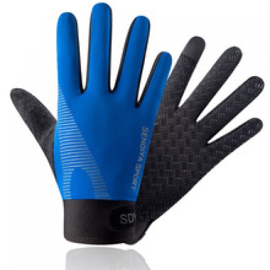 Summer sun protection gloves, cycling men and women, ice silk breathable thin, outdoor sports, fishing, anti-slip touch screen manufacturer wholesale Summer sun protection gloves, cycling men and women, ice silk breathable thin, outdoor sports, fishing, anti-slip touch screen manufacturer wholesale