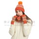 Cross-border Europe And The United States Amazon Winter New Thick Warm Ladies Snowflake Hat Gloves Scarf Three-piece Set Manufacturers Cross-border Europe And The United States Amazon Winter New Thick Warm Ladies Snowflake Hat Gloves Scarf Three-piece Set Manufacturers