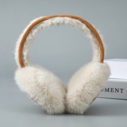 Ear cups keep warm in winter, Korean version of cute student ear covers, winter ear protection, plush ear bags, anti-freezing, folding ear tips