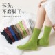 Mink fleece socks for women autumn and winter, with fleece and no shedding, home warmth, coral fleece mid-calf women's sleeping floor socks Mink fleece socks for women autumn and winter, with fleece and no shedding, home warmth, coral fleece mid-calf women's sleeping floor socks