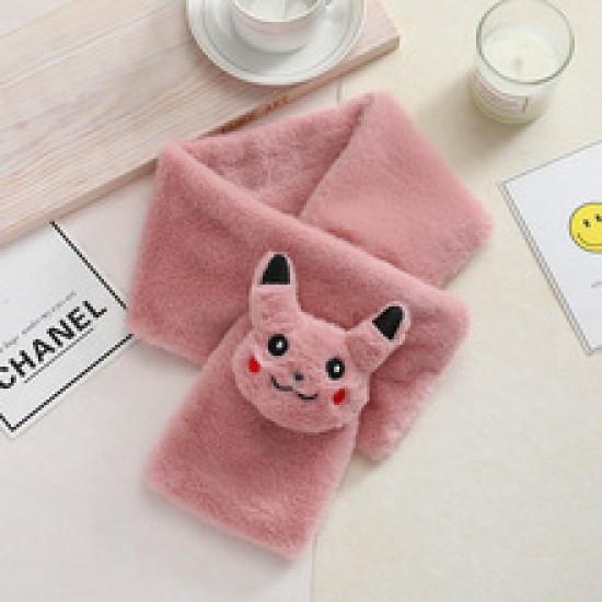 Cartoon scarf, warm scarf for adults and children, thick and warm for kids, plush scarf for girls and boys Cartoon scarf, warm scarf for adults and children, thick and warm for kids, plush scarf for girls and boys